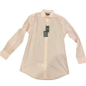 RALPH LAUREN BLACK LABEL PINK SLIM FIT STRETCH DRESS SHIRT MEN'S SZ 15 1/2 32/33